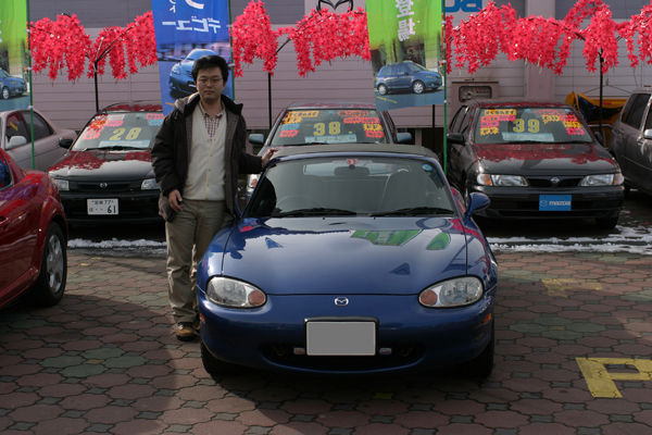 Roadsterと一緒に写った最後の写真